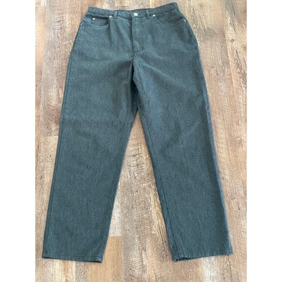 Crazy Horse by Liz Claiborne Gray jeans straight leg size 12 - Picture 1 of 8